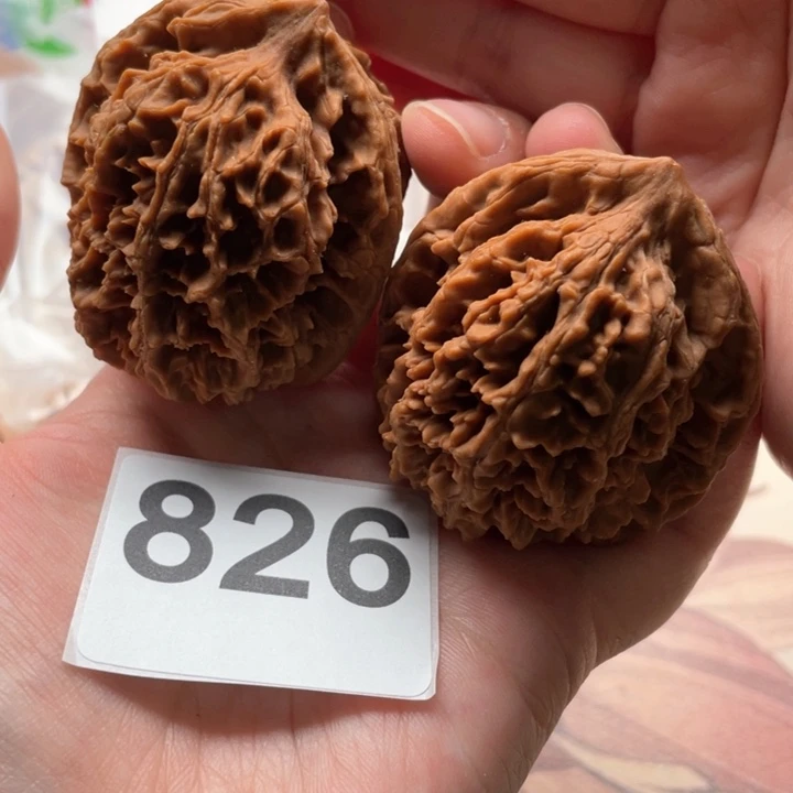 文玩核桃把件大花