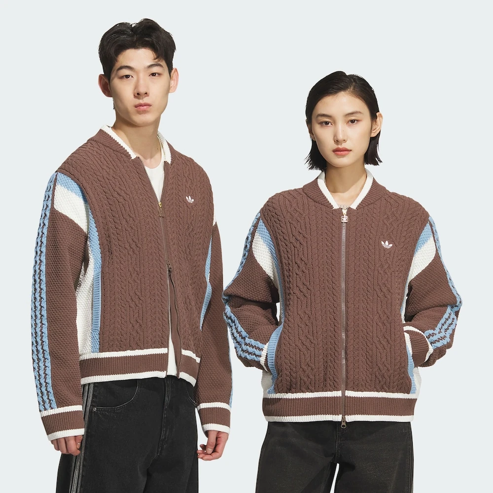 ADIDASRS UCARDIGAN 情侣加厚男女同款秋冬针织运动衫KS5963