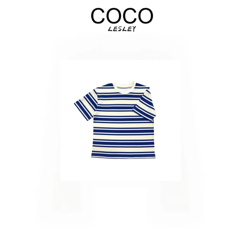 COCO LESLEY运动休闲春夏经典印花圆领潮服T恤7692