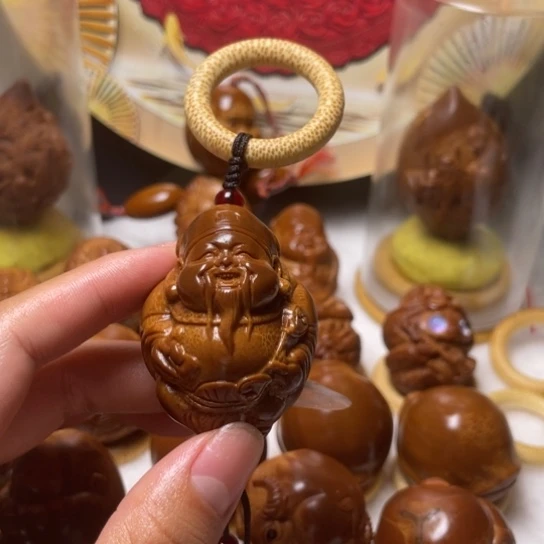 橄榄核手串/手链财神单颗