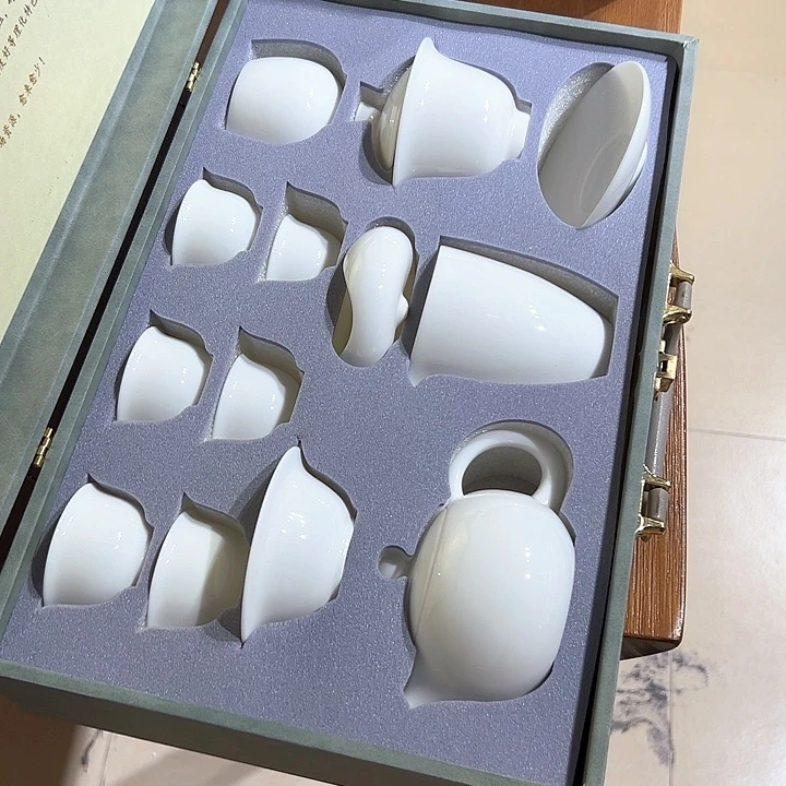 德化白瓷礼盒套装