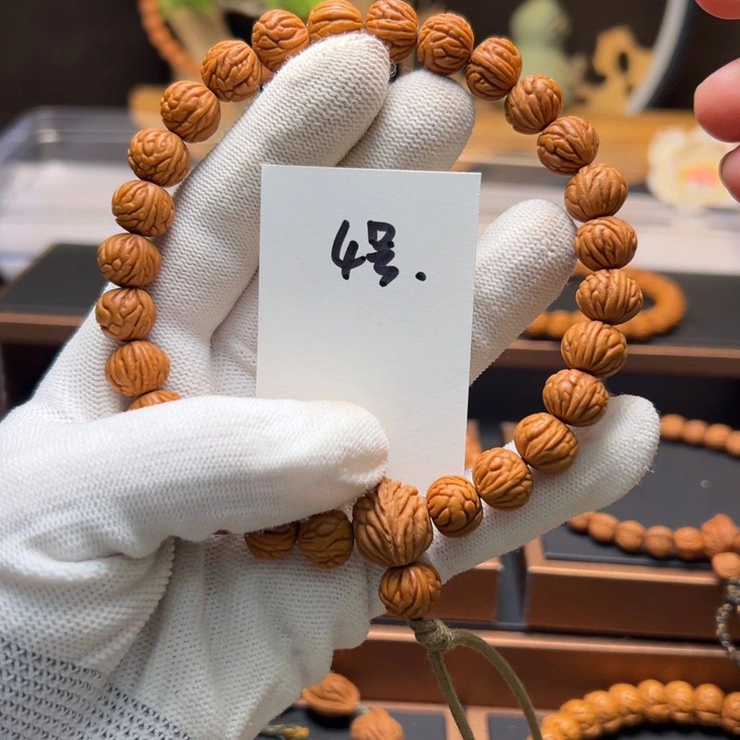 桃核手串小金豆手持11+