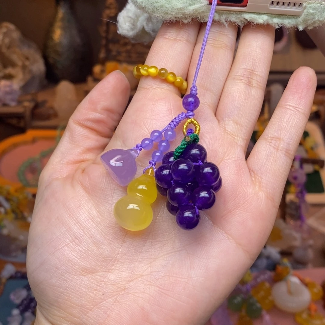 玛瑙/玉髓未镶嵌车挂