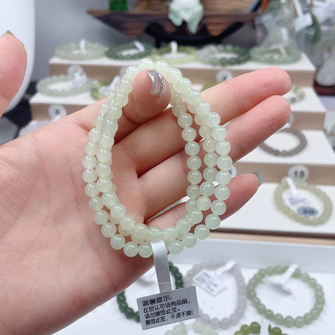 和田玉未镶嵌项链C*