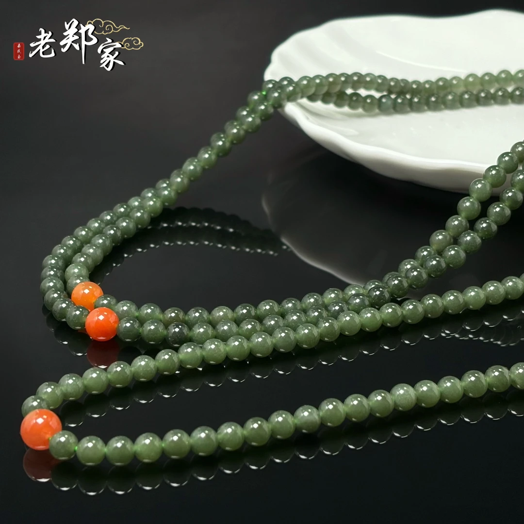 【老郑家】和田玉DIY项链 861多样性发一件 约6mm
