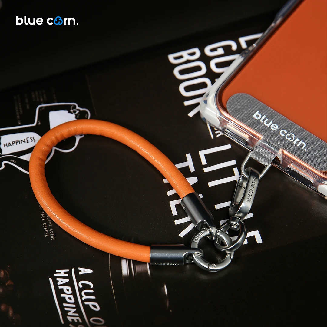 Bluecorn伊亚伊7mm高级哑银皮蛋五金通用防丢多功能mini手机挂绳