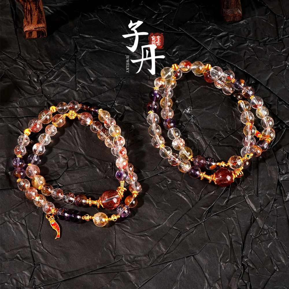 【好yun莲莲】锦鲤胶花DIY双圈 6mm（多样性发/发其一） C5-510