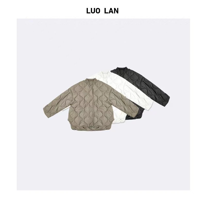 【DAYO】 2024冬款新品女装压纹波浪轻薄羽绒服 YLM00182
