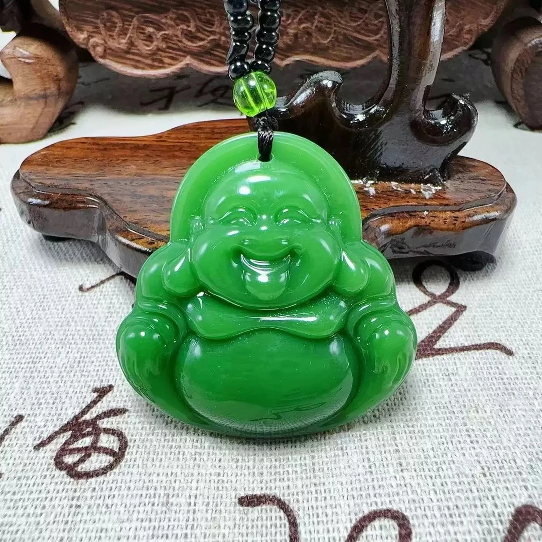 1.碧绿佛公时尚吊坠项链059