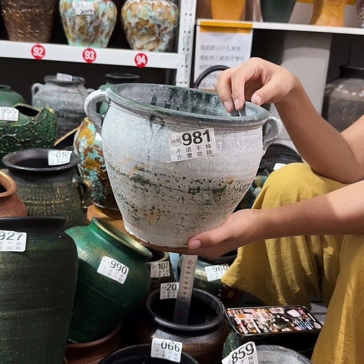 灰白双耳981高度18口径19