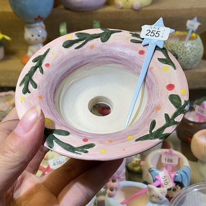 255 手工手绘盆满29包邮