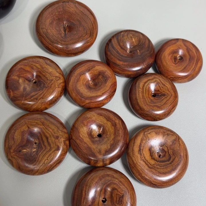 木越南黄花梨平安扣手把件一个价随机发货