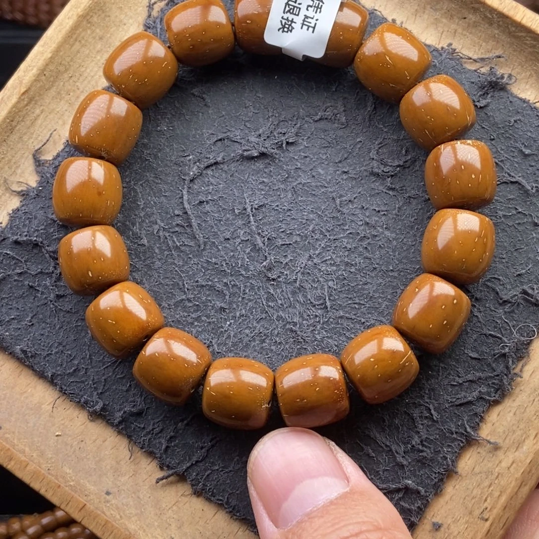 紫金鼠手串13mm天花板纯手工