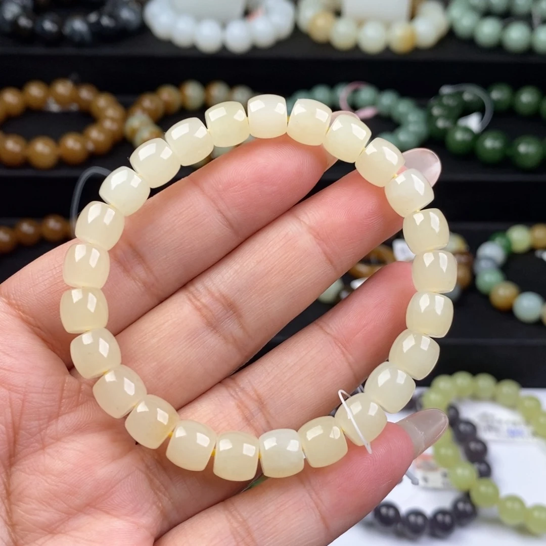 和田玉手串未镶嵌