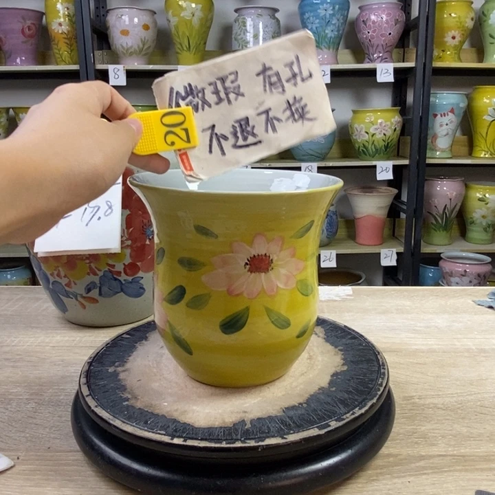 景德镇高温陶瓷花盆