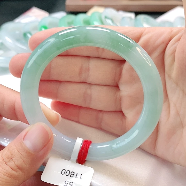 未镶嵌手镯翡翠55圆