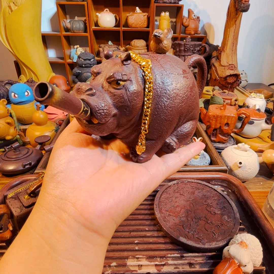 小***晓紫砂茶叶盒纯手工制作过程就是