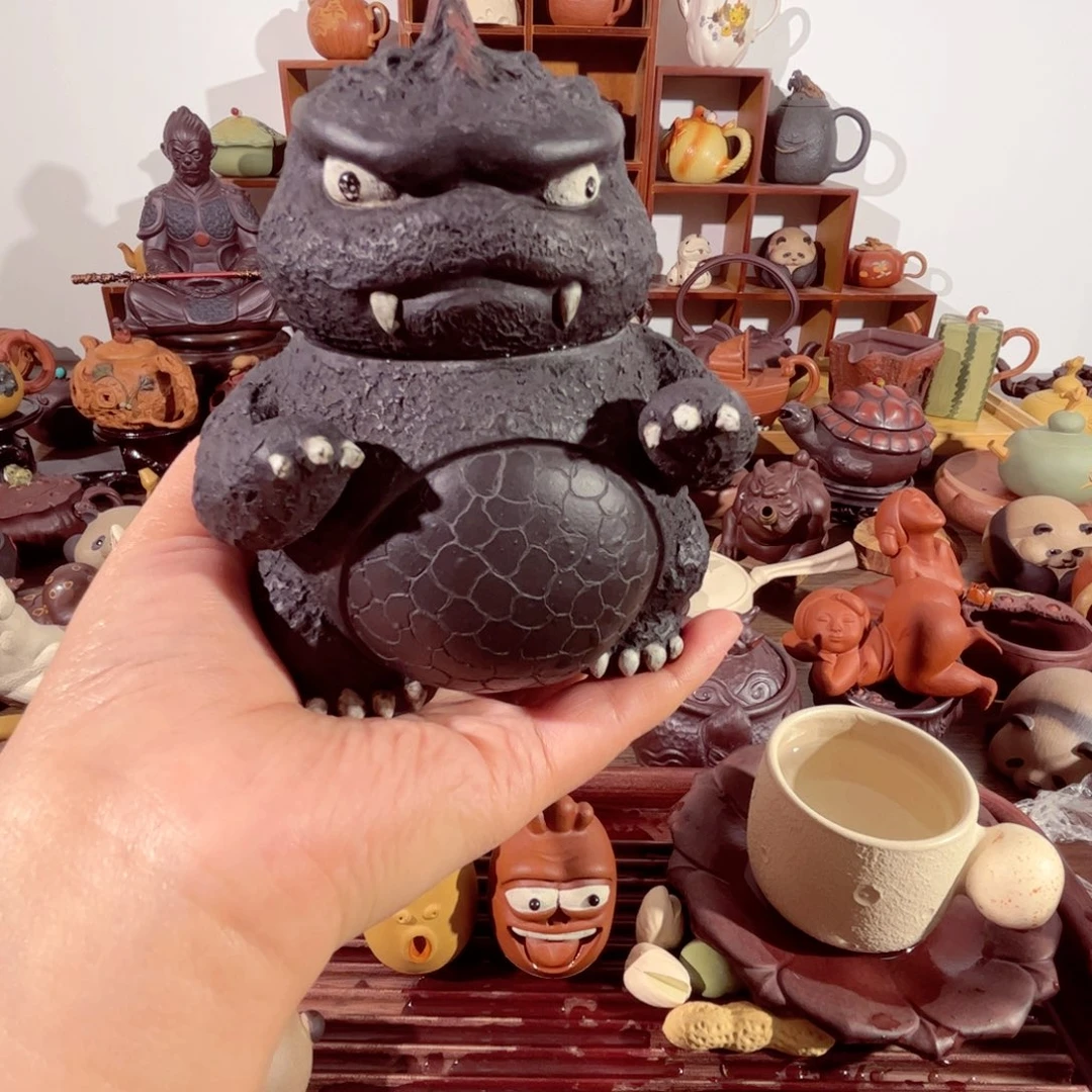 紫砂茶壶中****5纯手工制作过程非常