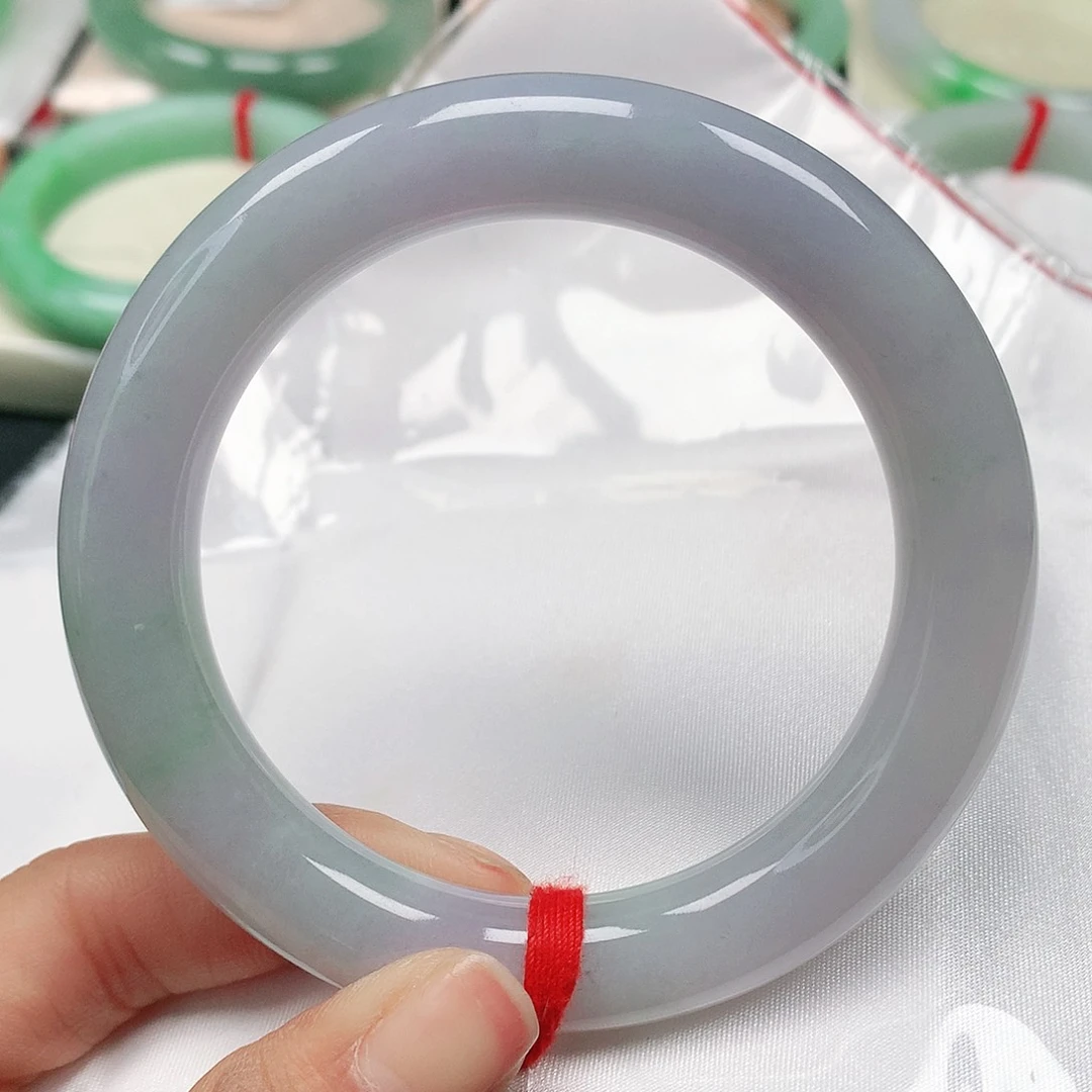 翡翠手镯（圆镯）未镶嵌天然翡翠手镯56