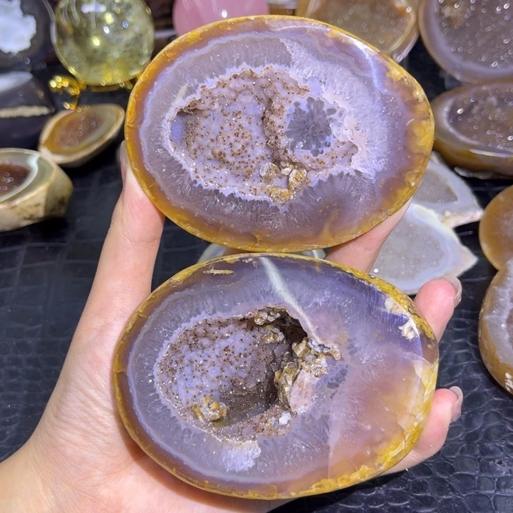 未镶嵌发饰水晶紫软啵啵