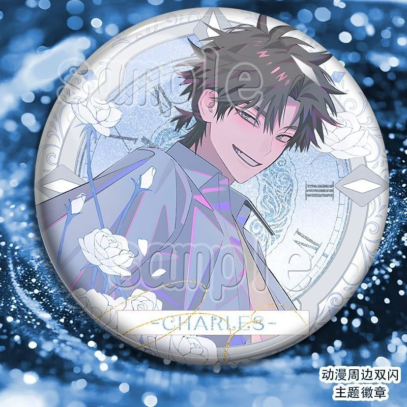 时光代理人x茉酸奶程小时陆光乔苓双闪吧唧银葱徽章动漫周边谷子