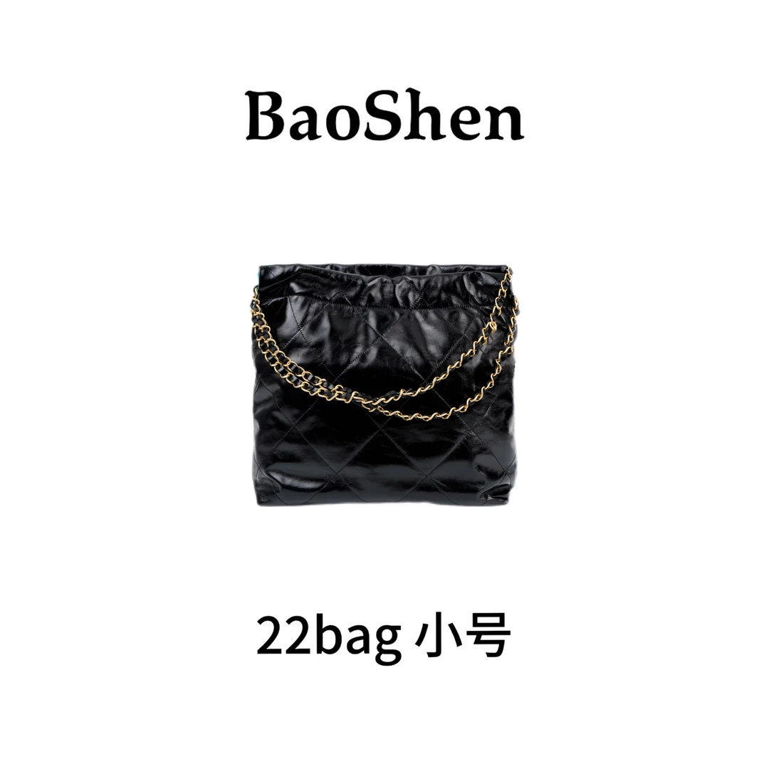 【 E114】22bag小号垃圾袋-新款大容量女包多功能斜挎包百搭单肩包