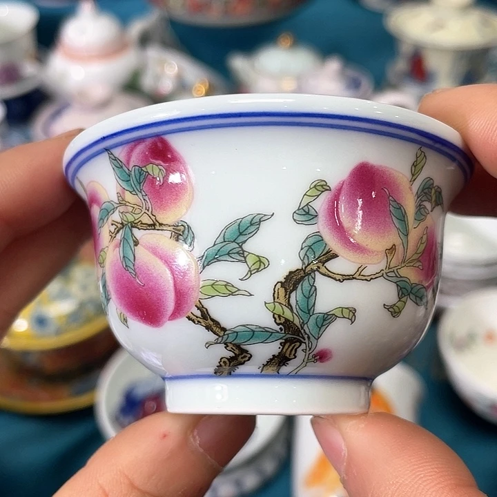 景德镇陶瓷主人杯12344