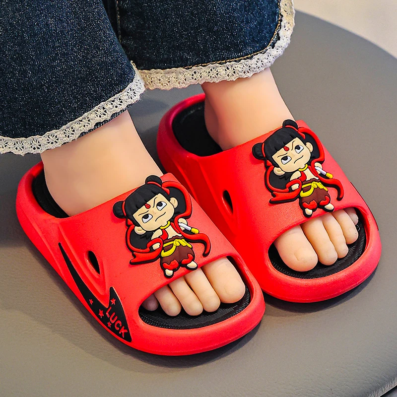 哪吒拖鞋2025新款敖丙拖鞋儿童夏季居家软底防滑宝宝夏拖鞋男女童