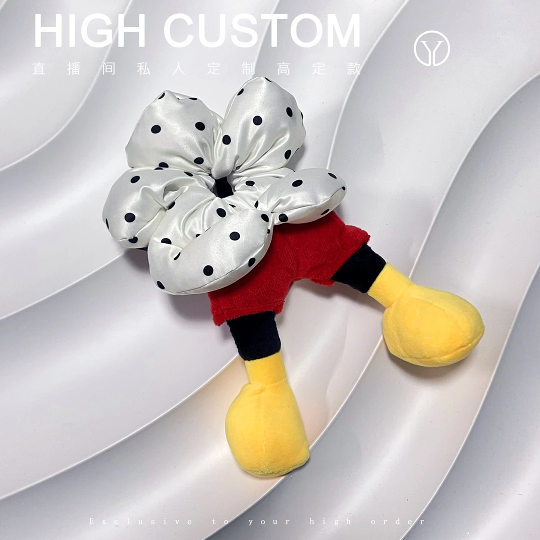 卡通可爱个性波点发圈