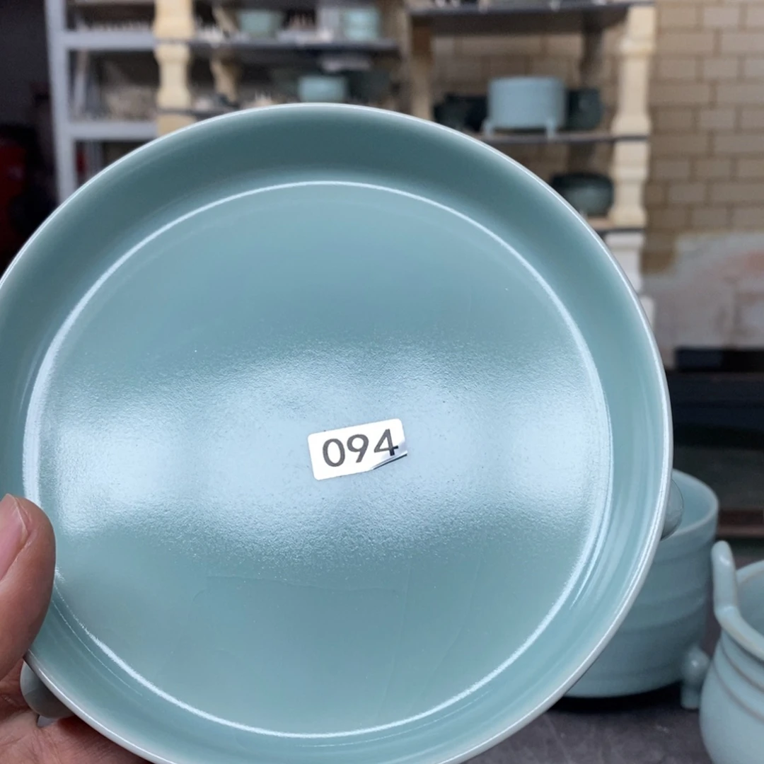 摆件皓*抱朴汝瓷仿古微瑕