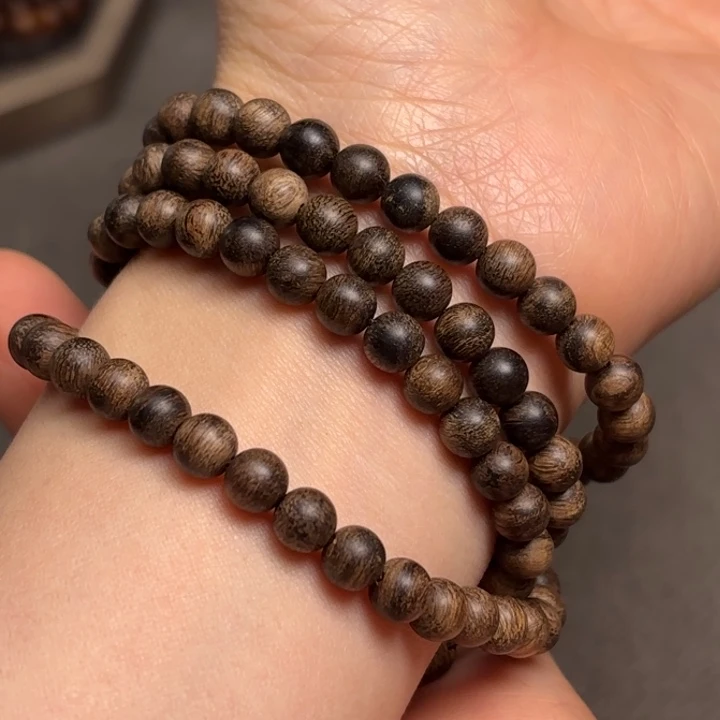 手串沉香越南芽庄白棋楠限量款0.6×108