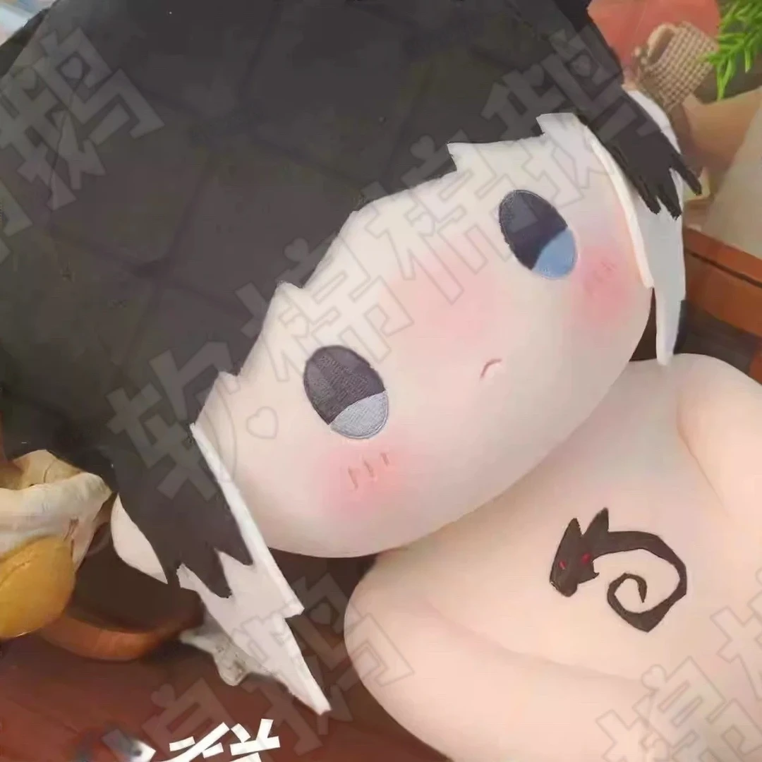 原创动漫同人周边文豪野犬芥川龙之介属性40CM棉花娃娃毛绒玩偶