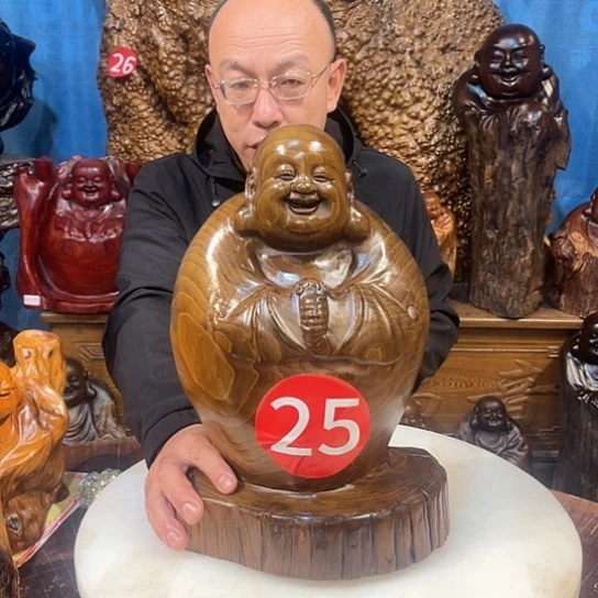 金丝楠金丝楠木弥勒佛