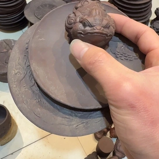 裕***建紫砂茶宠雕塑瑕疵瑕疵茶宠