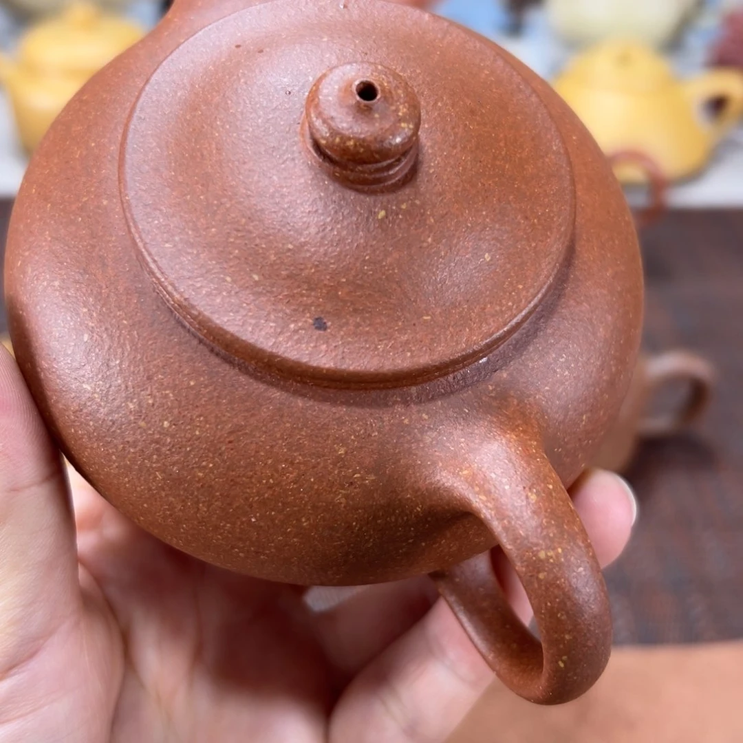 茶壶紫砂红降坡寒江