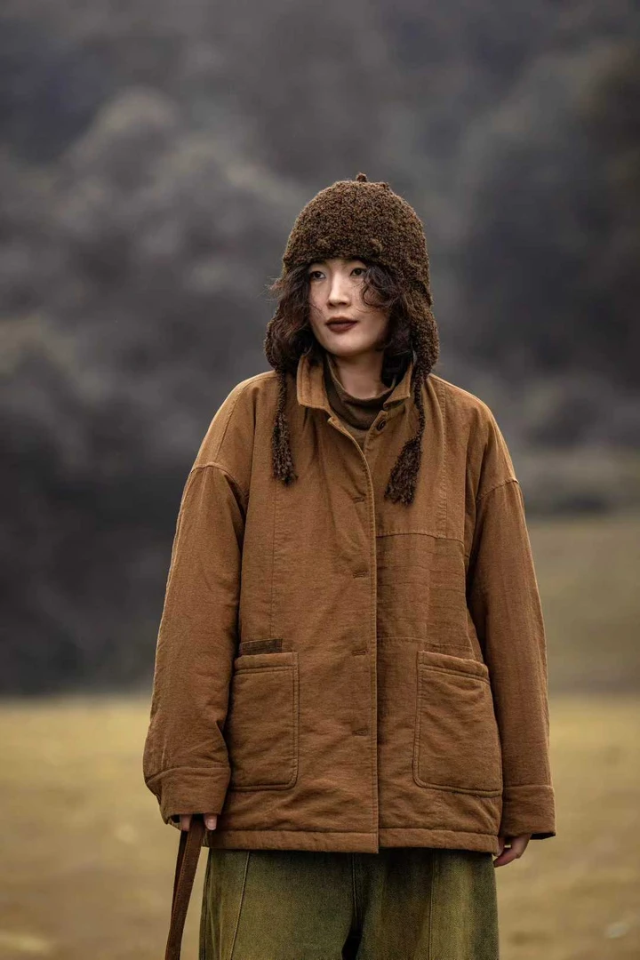 【大漂亮推荐】疯子张2025年新款棉衣#08571