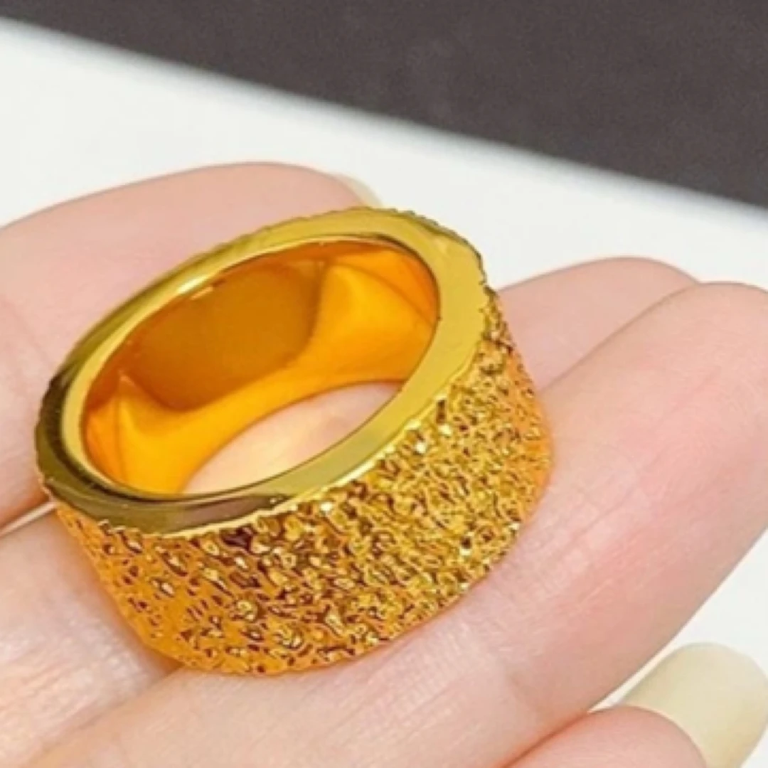 合金戒指 合金材质 纸醉金迷戒指