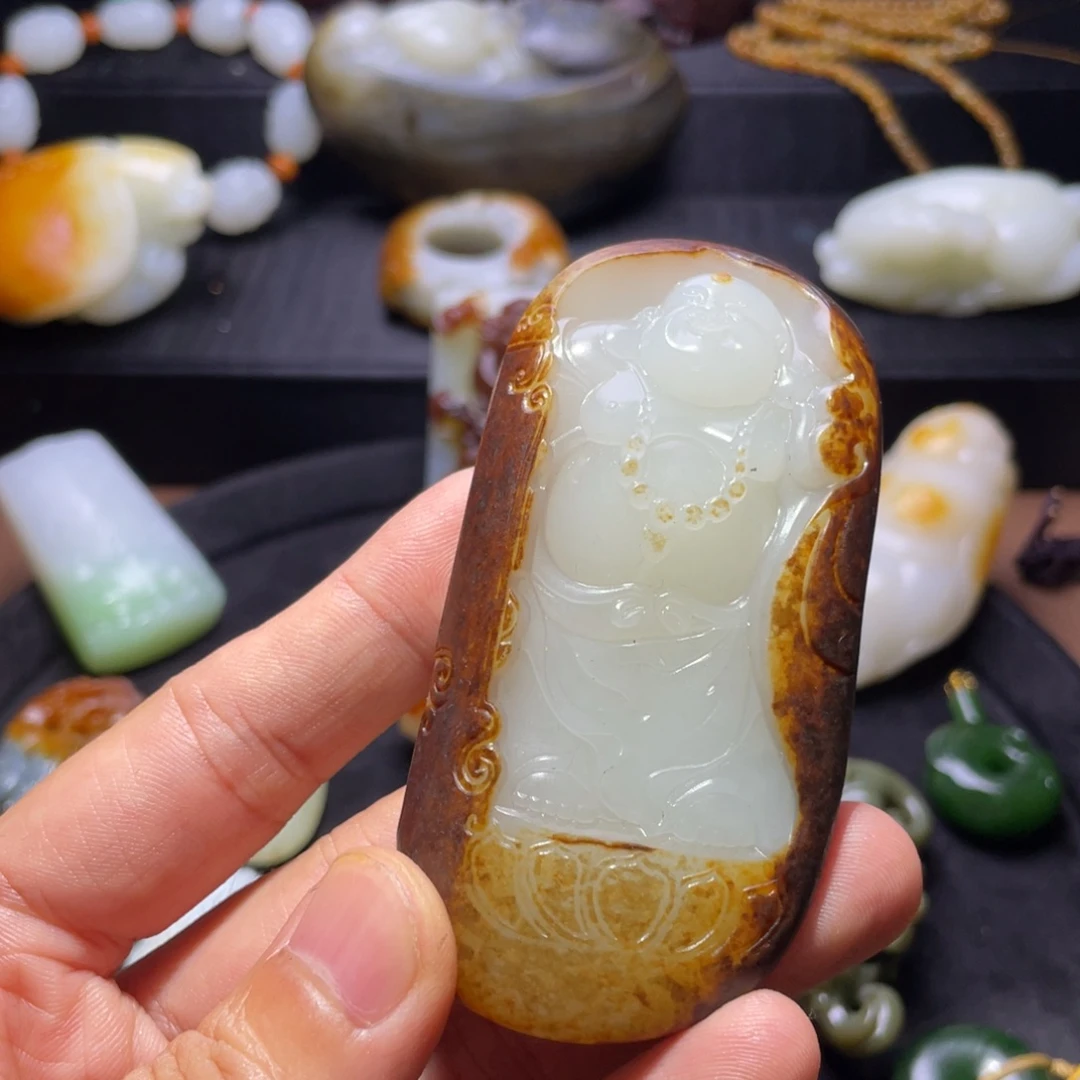 新***锡吊坠(不含链)未镶嵌和田玉