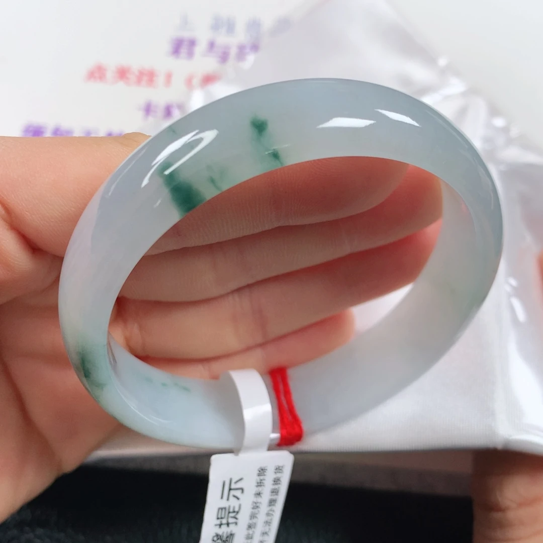 未镶嵌手镯翡翠 正圈②①②性价比超高❤️