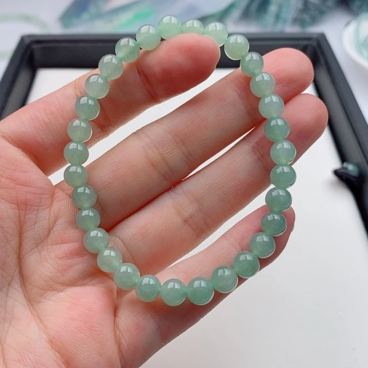 翡翠未镶嵌手链手串