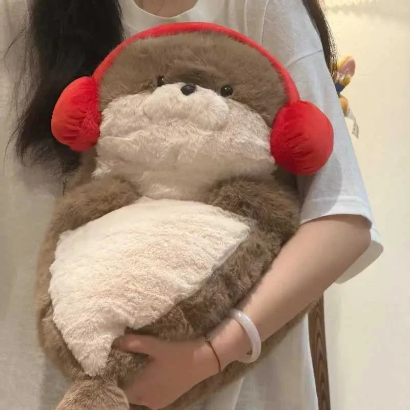 【下班】软萌海豹玩偶可爱海獭公仔毛绒玩具睡觉抱枕生日礼物送女生