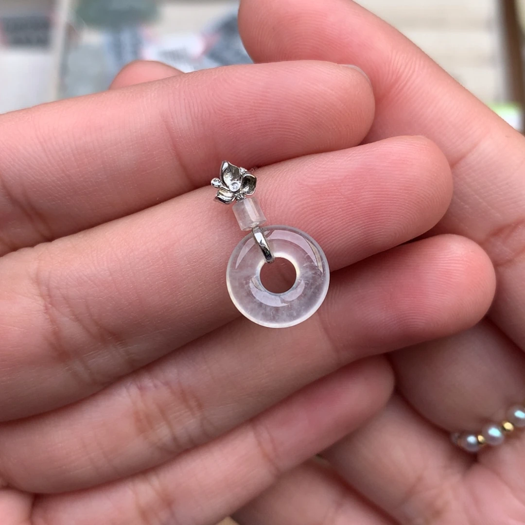 【闪购商品】18K金镶嵌挂件翡翠一