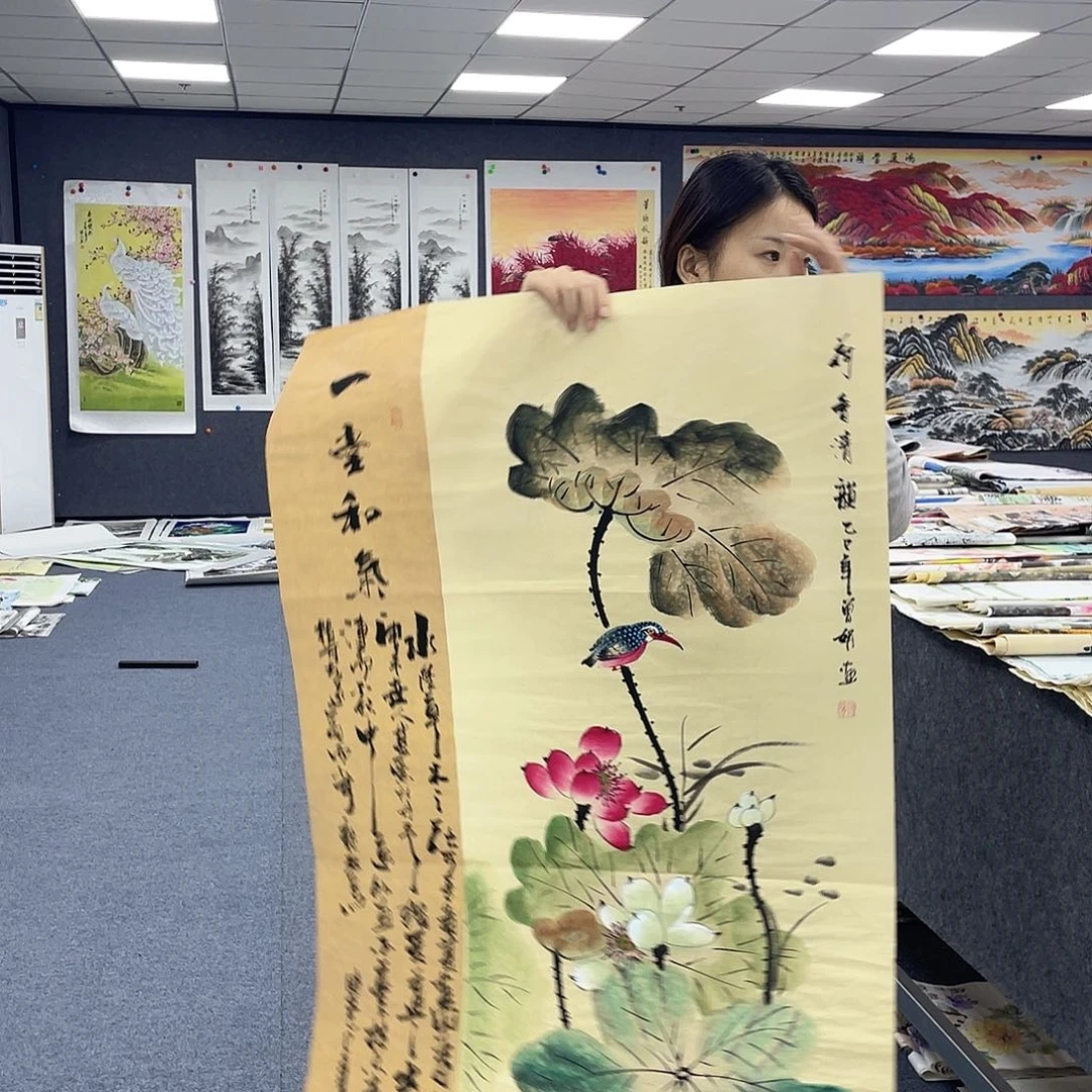 国画作品小姐姐放漏…
