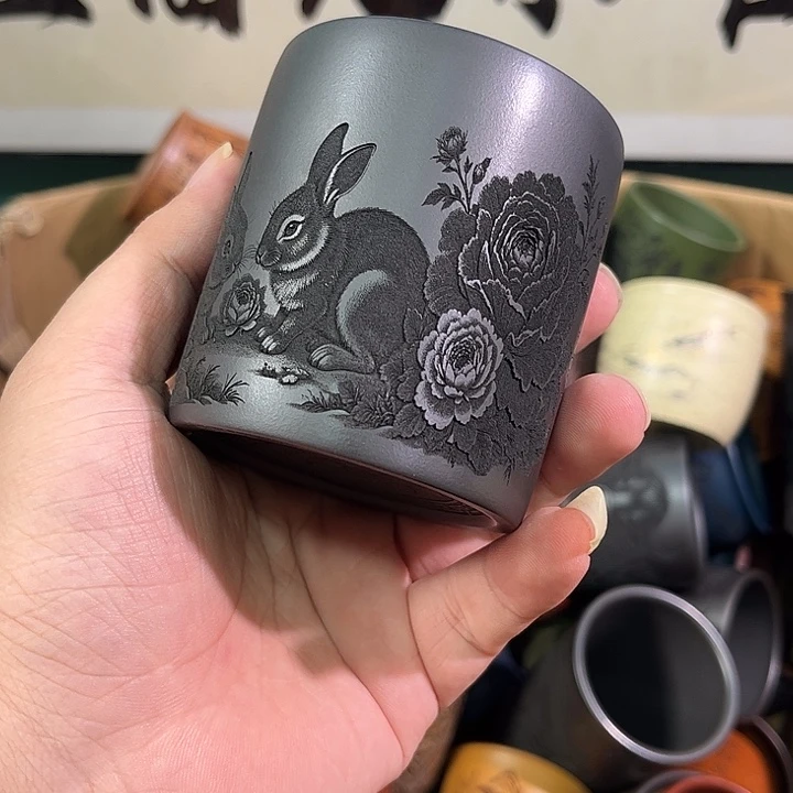 茶杯紫砂全手工紫砂主人杯