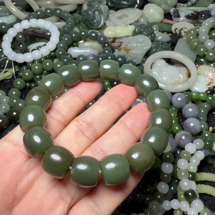 未镶嵌手串和田玉14