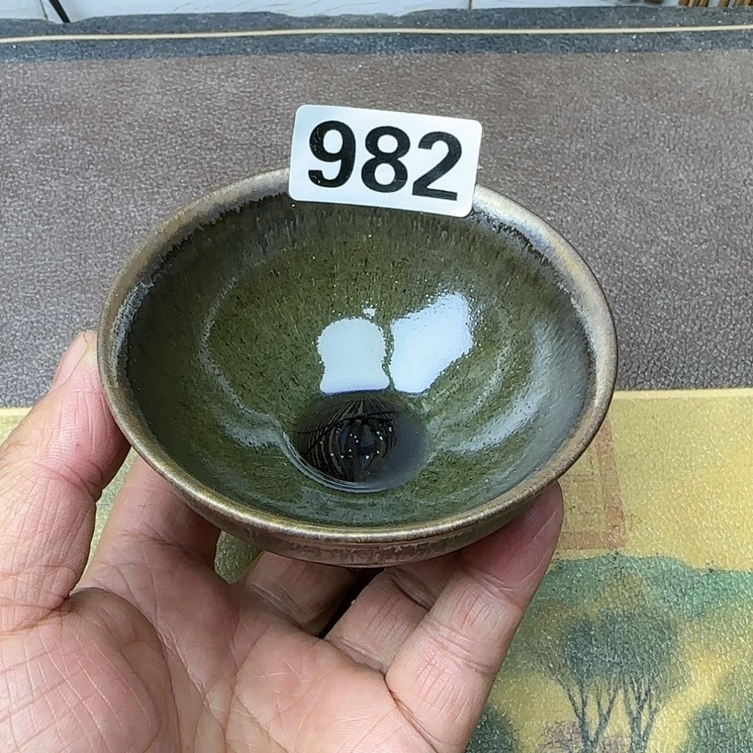 茶盏建盏杯主人杯龙窑柴烧