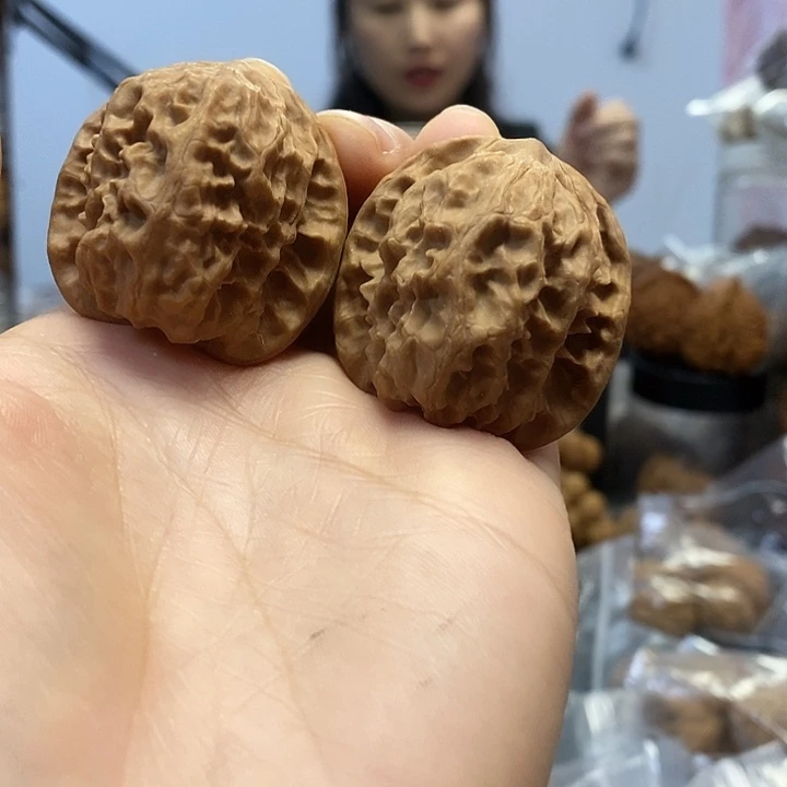 把件文玩核桃37蜡皮野狼小众