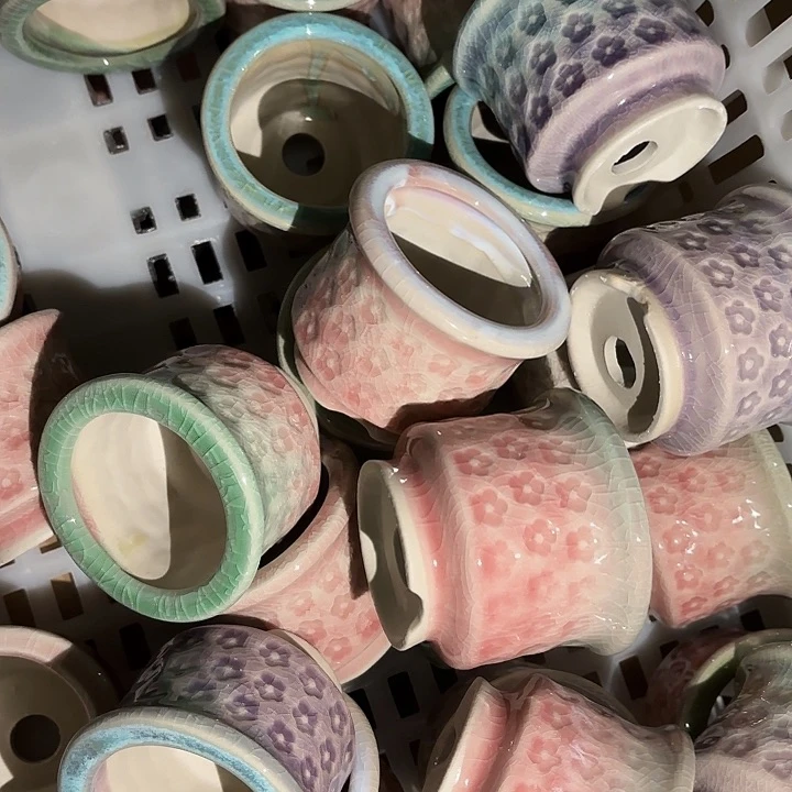 红陶量货！口高深浅发6