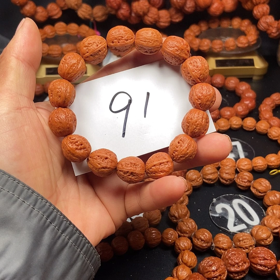 文玩核桃手串泥鳅背16