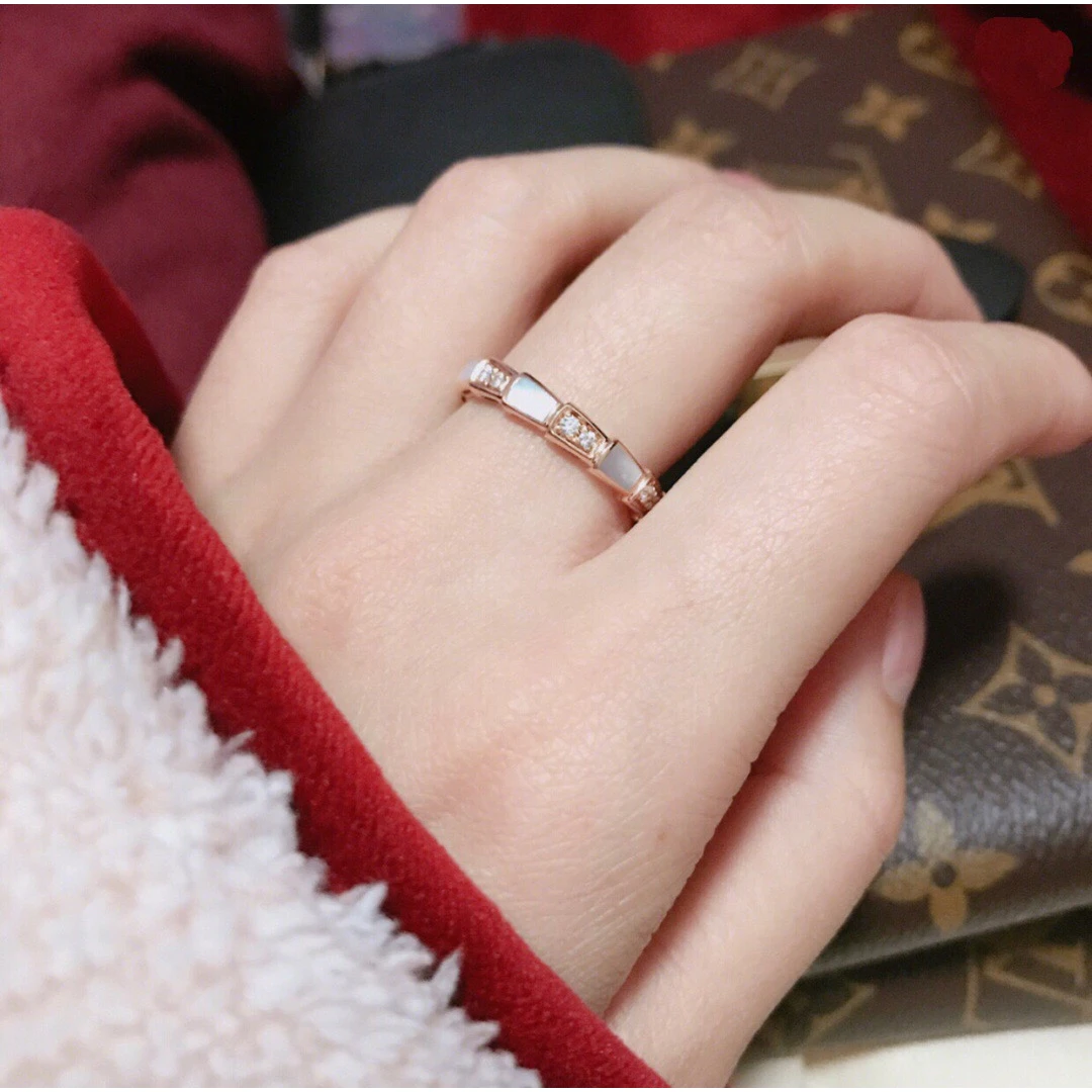 考拉店围巾 S《拼钻蛇》气质时尚窄版围巾 BV26小众简约个性ins镶嵌